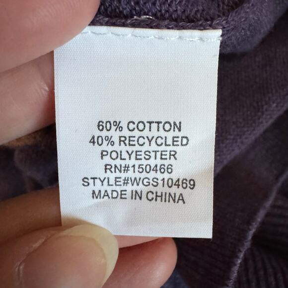 Market & Spruce Women’s Purple Colorblock Crewneck Sweater NWT Size 2XL - Picture 7 of 8